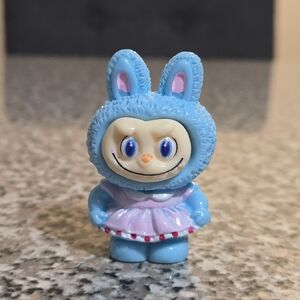🍒🍒 Blue/Pink Mini Labubu Bunny Figurine